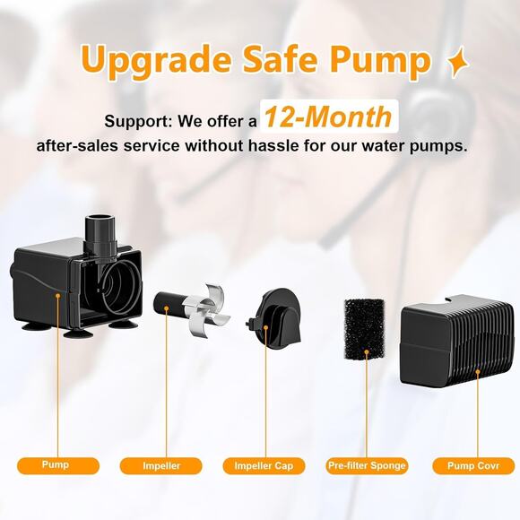 JMICOW 10L/2.6Gal/338oz Dog Water Fountain for Large Dogs, Dog Fountain Water - Picture 4 of 7